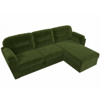 Угловой диван Бостон (микровельвет зелёный) - Изображение 2